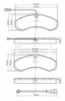 Borg & Beck Rear Brake Pad Set -BBP2551