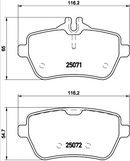 Brembo Brake Pad Set - P50103