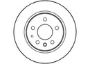Disctech Brake Disc - Fits Mercedes-benz - ABD2674 - Rear Axle