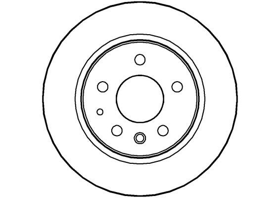 Disctech Brake Disc - Fits Mercedes-benz - ABD2674 - Rear Axle