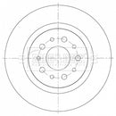 Borg & Beck Brake Disc (Pair)  - BBD5366
