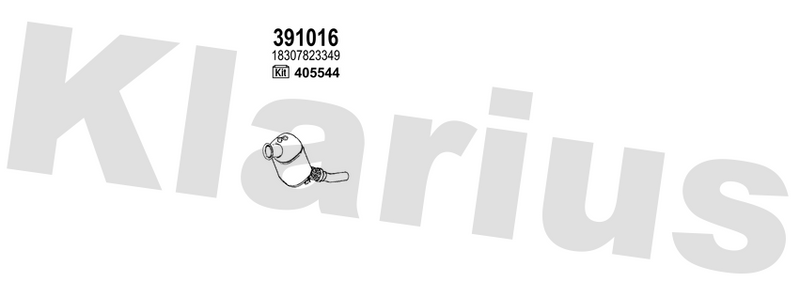 Klarius 391016 - Catalyst & Dpf Combined  - Fits BMW 320 (E90) 2.0i