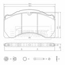 Borg & Beck Brake Pads - BBP33002