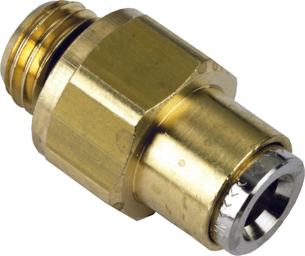 Brass Straight Studs - Metric - Push-In  - 625355 x3