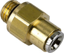 Brass Straight Studs - Metric - Push-In  - 625364 x3