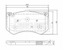 Borg & Beck Front Brake Pad Set -BBP2650