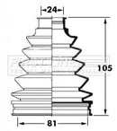 First Line Cv Joint Boot Kit Part No -FCB6058