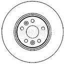Borg & Beck Brake Disc Pair Part No -BBD5190