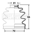 First Line Cv Joint Boot Kit Part No -FCB2385