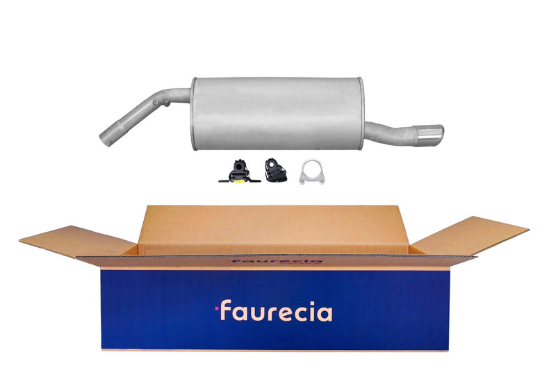 FAURECIA 8LD 366 032-841 Rear Muffler - Easy2Fit® Kit - fits PEUGEOT 206