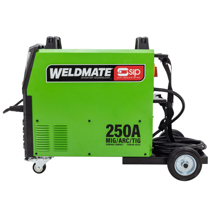 SIP WELDMATE® PRO 250A MIG/ARC/TIG Synergic Compact Welder