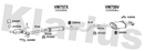 Klarius VW757X - Box With Centre Pipe  - Fits Volkswagen Passat 1.9TDi