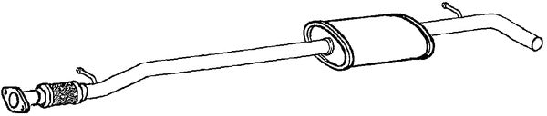 Klarius FT804E - Box With Centre Pipe  - Fits Fiat Idea 1.4i