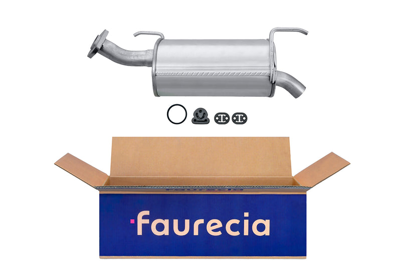 FAURECIA 8LD 366 035-301 Rear Muffler - Easy2Fit® Kit - fits SEAT IBIZA II (6K1)
