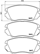 Brembo Brake Pad Set - P59054