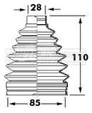 First Line Cv Joint Boot Kit Part No -FCB6119