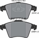 Textar Brake Pad Set - 2374701