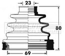 First Line Cv Joint Boot Kit Part No -FCB2854
