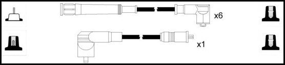 ElectroSpark Ignition Lead Set - OEK962T