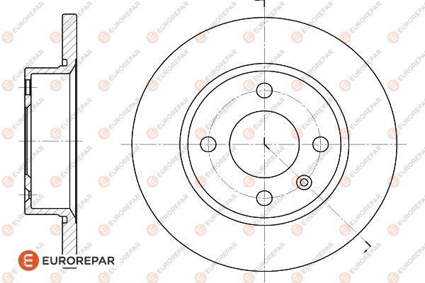 Eurorepar Brake Disc - 1618868480