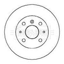 Borg & Beck Brake Disc Pair Part No -BBD4050