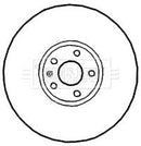 Borg & Beck Brake Disc Pair Part No -BBD4673