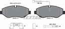 Textar Brake Pad Set - 2922902