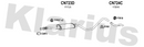 Klarius CN723D - Box With Centre Pipe  - Fits Citroen Nemo 1.4