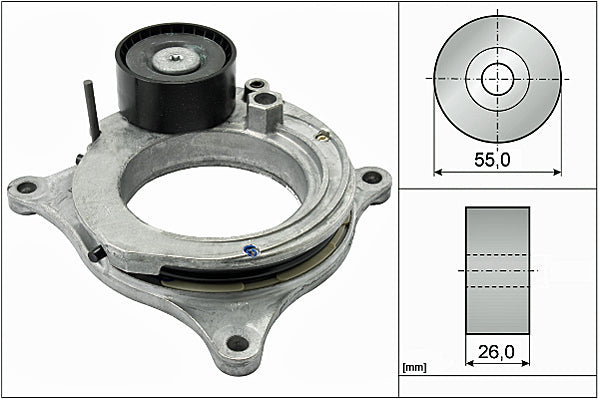 INA Tensioner Lever - V-Ribbed Belt - Part No - 534059810