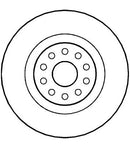 Disctech Brake Disc - Fits Lancia, Renault - ABD2792 - Front Axle