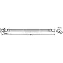 Borg & Beck Brake Hose Part No -BBH7731
