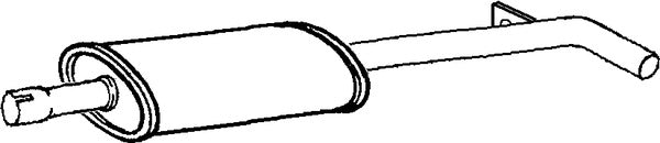 Klarius RN831E - Box With Centre Pipe  - Fits Renault Modus 1.4i