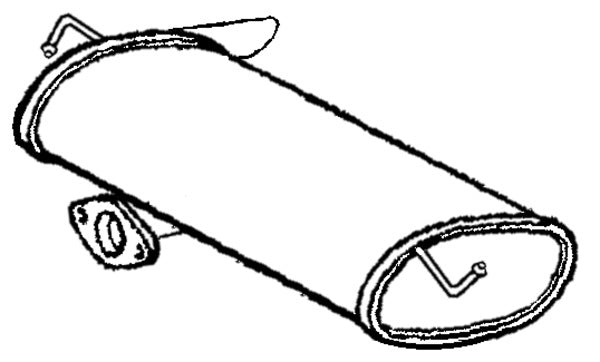 Klarius KA168T - Box With Tail Pipe