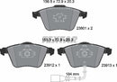 Textar Brake Pad Set - 2380101