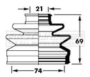 First Line Cv Joint Boot Kit Part No -FCB6006
