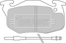 Borg & Beck Brake Pad Set -BBP1425