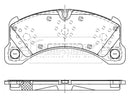 Borg & Beck Front Brake Pad Set -BBP2525