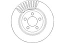 Disctech Brake Disc - Fits Chrysler, Mini - ABD3177 - Rear Axle