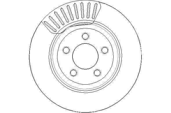 Disctech Brake Disc - Fits Chrysler, Mini - ABD3177 - Rear Axle