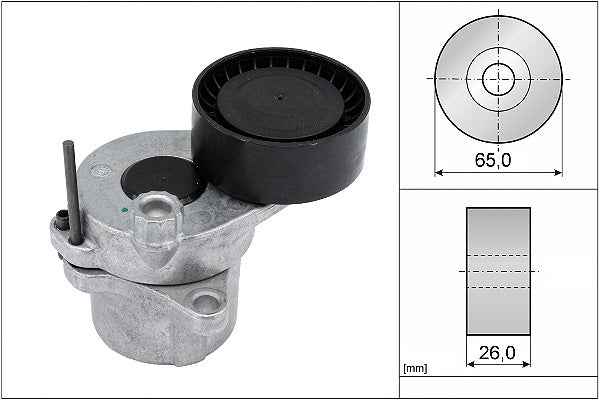 INA Tensioner Lever - V-Ribbed Belt - Part No - 534033610