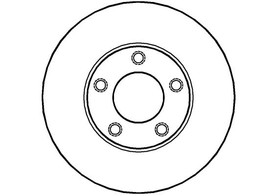 Disctech Brake Disc - Fits Mazda - ABD2092 - Front Axle