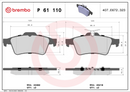 Brembo Brake Pad Set - P61110