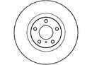 Disctech Brake Disc - Fits Infiniti, Nissan - ABD2958 - Front Axle