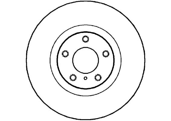 Disctech Brake Disc - Fits Infiniti, Nissan - ABD2958 - Front Axle
