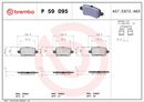 Brembo Brake Pad Set - P59095
