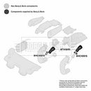 Borg & Beck Turbo Hose Part No -BTH1695
