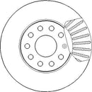 Disctech Brake Disc - Fits Audi, Mini - ABD3258 - Front Axle