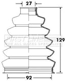 First Line Cv Joint Boot Kit Part No -FCB2371