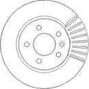 Disctech Brake Disc - Fits Vw - ABD3310 - Front Axle
