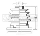 First Line Cv Joint Boot Kit Part No -FCB2312